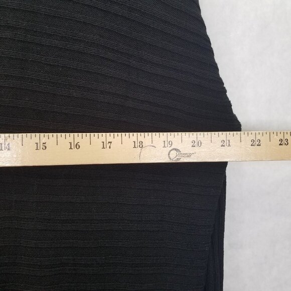 Eileen Fisher Tunic Women's L Asymmetrical Hem Variegated Tencel Rib Knit Sheer - Picture 12 of 12